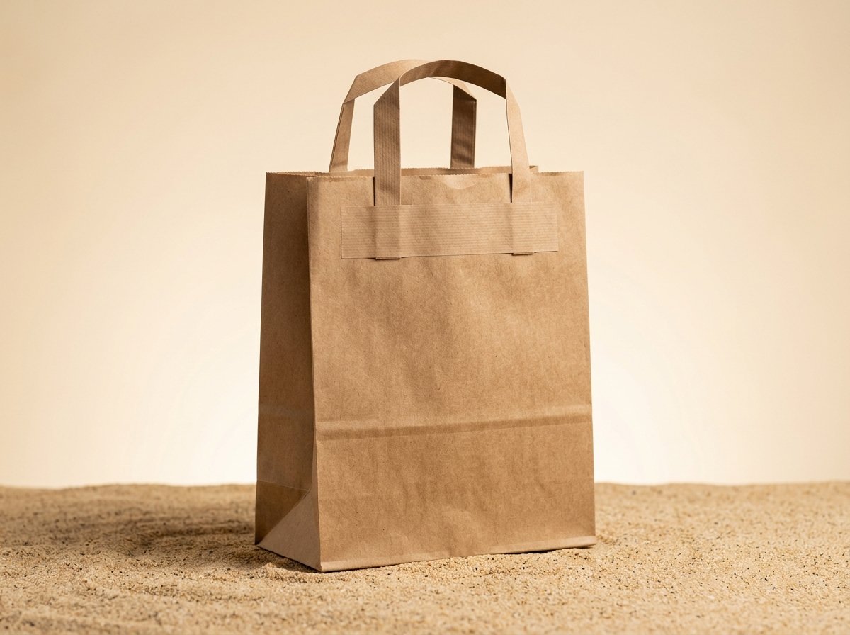 Flat Handle Paper Bags packaging format